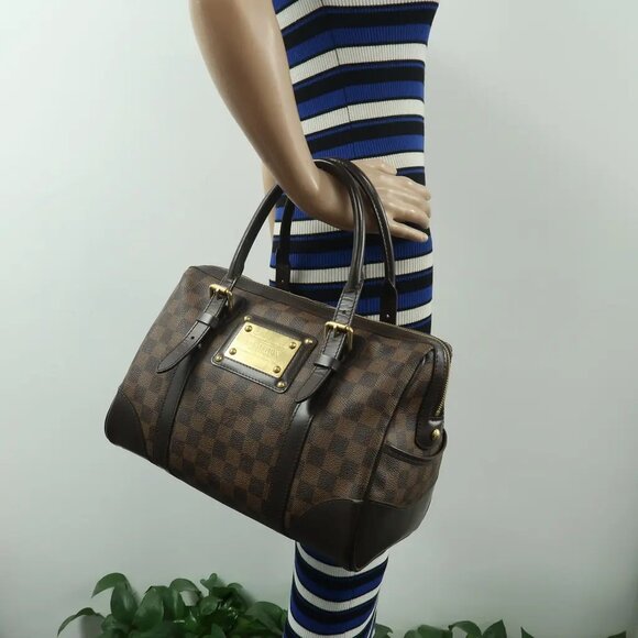 Louis Vuitton Berkeley Brown Damier Ebene Canvas Tote 1026-041625 - Picture 12 of 12